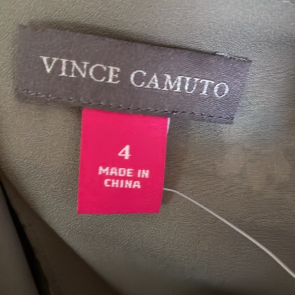 Vince Camuto Peplum Sleeve Knee length Dress green floral size 4 - Picture 10 of 12